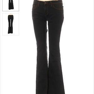 JBRAND flared leg black jeans- rare find! Size 28
